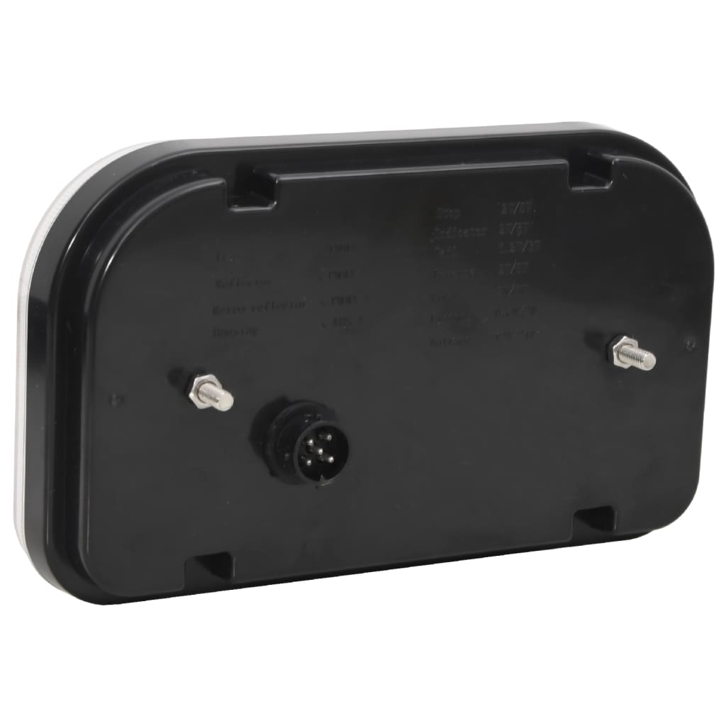 Tilhengerlys 2 stk rød 24x5x14,5 cm 12V LED - FosenService.no