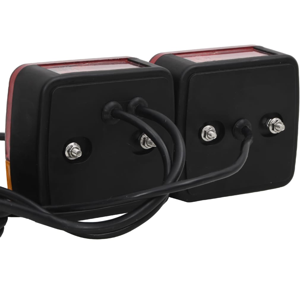 Tilhengerlys 2 stk rød 10,5x5x9,5 cm 12V - FosenService.no