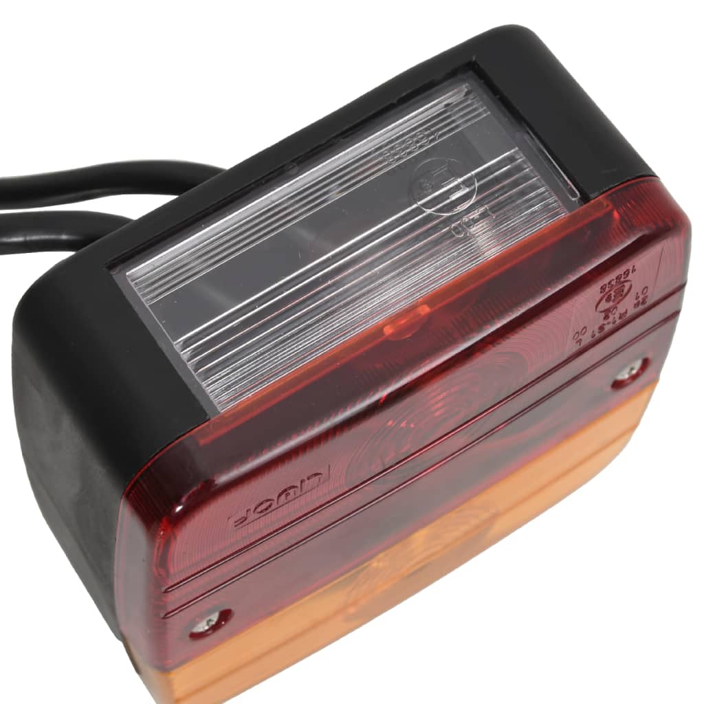 Tilhengerlys 2 stk rød 10,5x5x9,5 cm 12V - FosenService.no