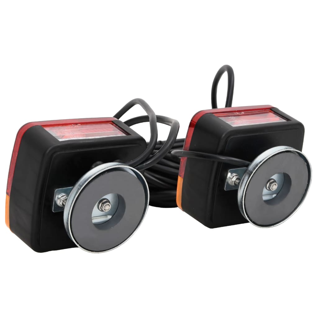 Tilhengerlys 2 stk rød 10,5x7,5x10 cm 12V - FosenService.no