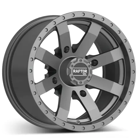 URA-RAPTOR Matt Gun Metal 4x156 8x12 URA-RAPTOR