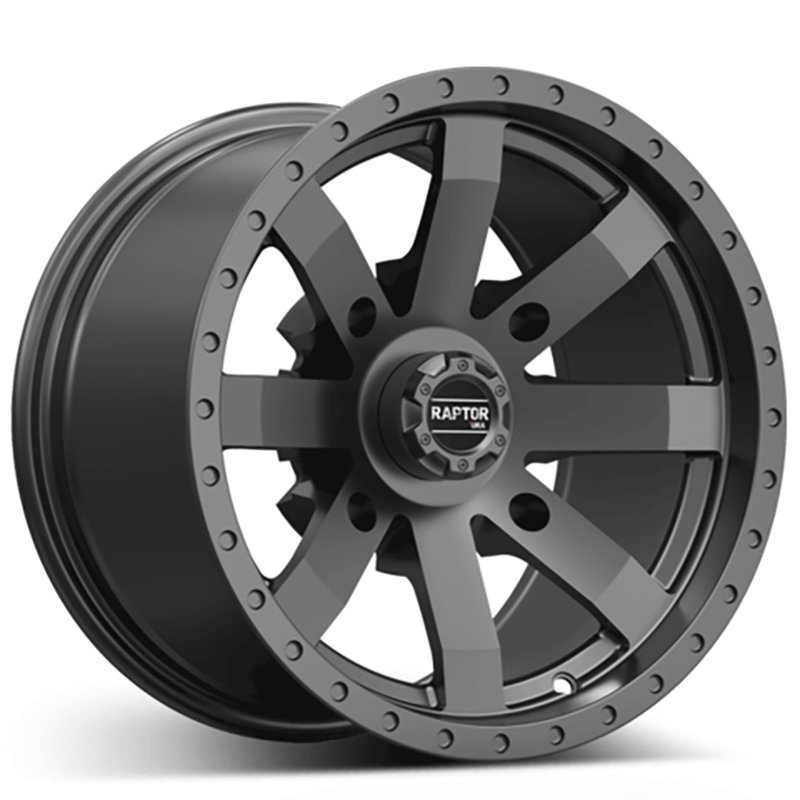 URA-RAPTOR Matt Gun Metal 4x115 7x14