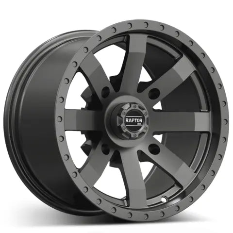 URA-RAPTOR Matt Gun Metal 4x136 7x12 URA-RAPTOR