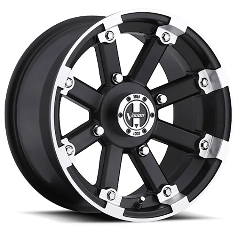 VISION LOCKOUT Black Pol BS4 4x110 8x12