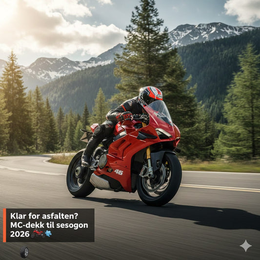 Alt du trenger å vite om MC-dekk til sesongen 2026