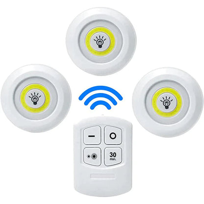 LED-spotlights batteridrevne 3 Stk 