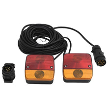 Tilhengerlys 2 stk rød 10,5x5x9,5 cm 12V - FosenService.no