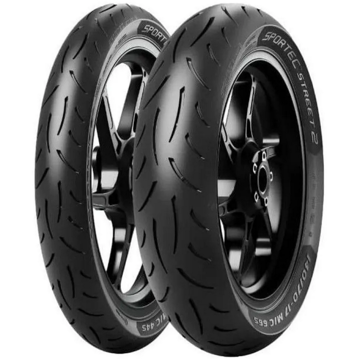 Metzeler Sportec Street 2 MC-dekk 80/90-17 44S