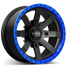 URA-RAPTOR Blue Lip Matt Black 4x136 7x14
