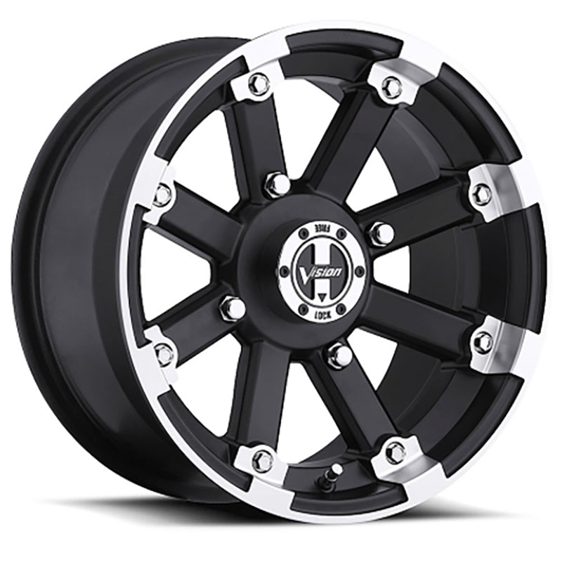 VISION LOCKOUT Black Pol BS4 4x110 8x12